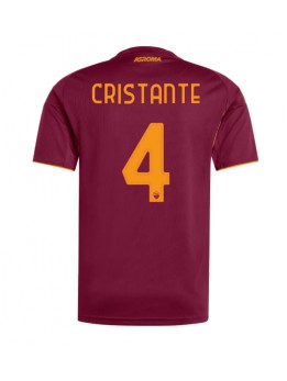 AS Roma Bryan Cristante #4 Domaci Dres 2025-26 Kratak Rukavima